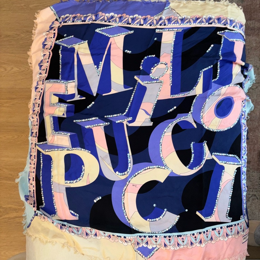 Emilio Pucci Multicolor Scarf